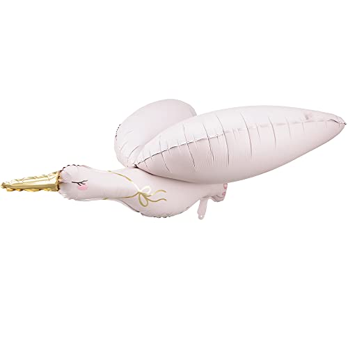 Folienballon Storch in Hellrosa 100x43cm Folienballon Storch in Hellrosa 100x43cm von DekoHaus