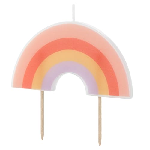 Geburtstagskerze Regenbogen 4,5 cm Geburtstagskerze Regenbogen 4,5 cm von DekoHaus