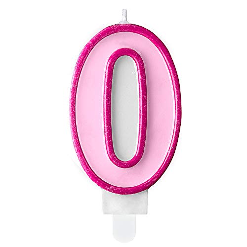 Geburtstagskerze Zahl 0 in Rosa 7cm Kuchenkerzen Geburtstagskerze Zahl 0 in Rosa 7cm Kuchenkerzen von DekoHaus