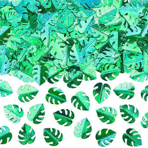 Konfetti Blätter in Grün 15g Tischdekoration von DekoHaus