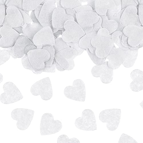 Konfetti Herzen aus Papier in Weiß 15g Tischdekoration Konfetti Herzen aus Papier in Weiß 15g Tischdekoration von DekoHaus