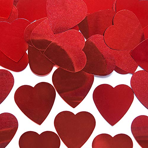 Konfetti Herzen in Rot 25mm Tischdekoration von DekoHaus