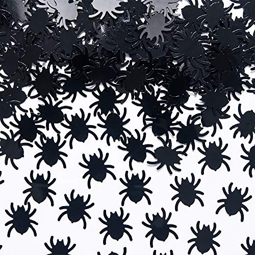 Konfetti Spinnen in Schwarz 1,2x1,2cm Tischdekoration Halloween-Dekorationen von DekoHaus