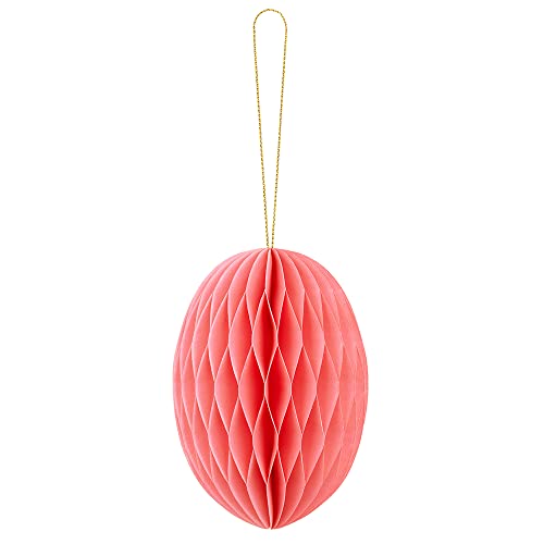 Papierdeko Wabenei, Rosa, 12 cm von DekoHaus