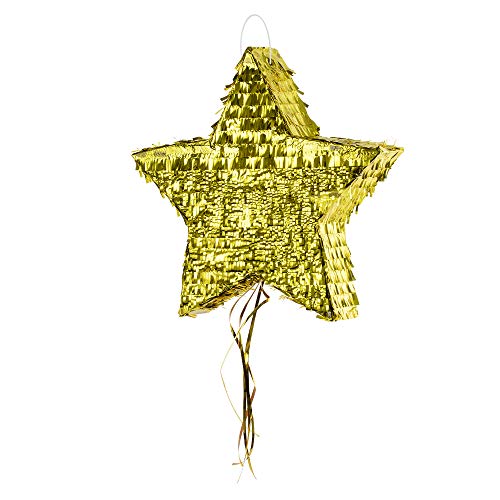 Piñata Stern in Gold 44,5x42,5x9cm Partyzubehör Piñata Stern in Gold 44,5x42,5x9cm Partyzubehör von DekoHaus