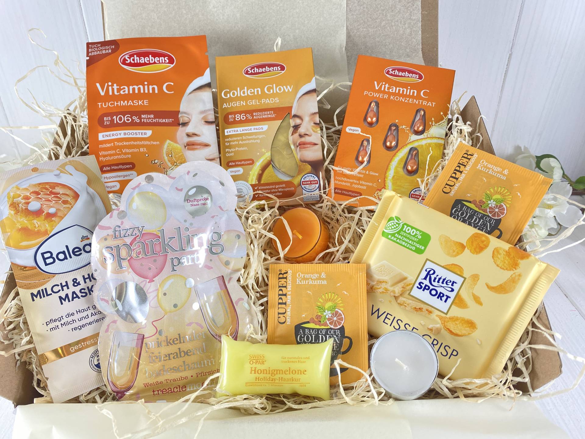 Geschenk-Box Muttertag Freundin Personalisierbar Beauty Gold Geschenk-Box Muttertag Freundin Personalisierbar Beauty Gold von DekoJahreszeit