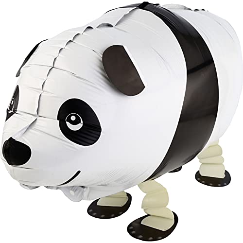 DekoRex Airwalker Walking Pets Folienballon Tier Ballon Deko (Pandabär) von DekoRex