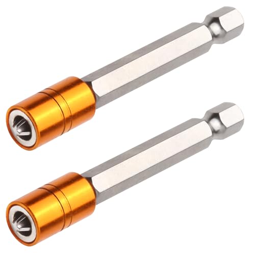 DekoTech Magnetische Schraubendreher-Bithalter, PH2 x 65 mm, S2-Stahllegierung, 6,35 mm Sechskantschaft, Schnellwechsel-Bohrerverlängerung für Schraubendreher-Bits, Muttern, Stecknüsse und von DekoTech