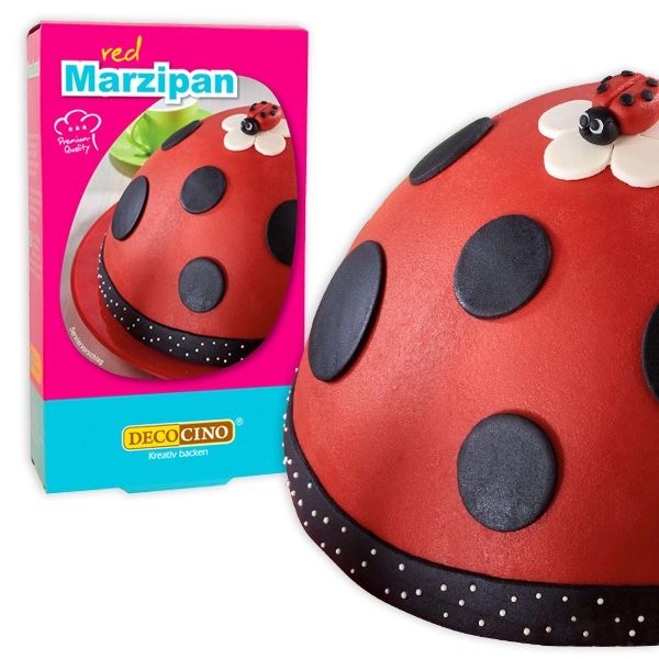Decor Marzipan, rot, 200g, zum Modellieren und Überziehen Decor Marzipan, rot, 200g, zum Modellieren und Überziehen von Dekoback GmbH