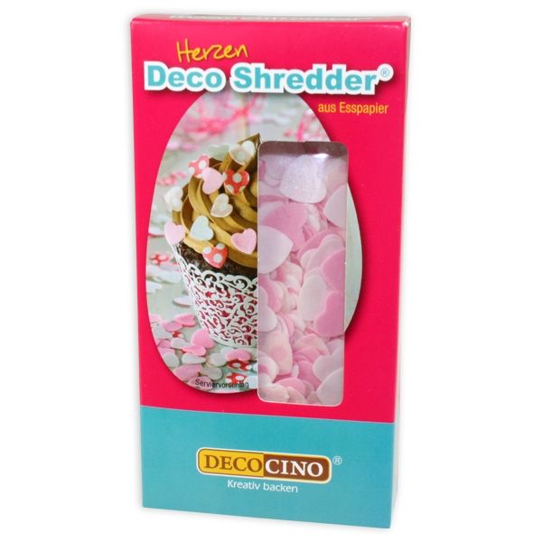 Rosa Deko-Herzen aus Esspapier, 5g, herzförmige Oblaten als Fooddeko Rosa Deko-Herzen aus Esspapier, 5g, herzförmige Oblaten als Fooddeko von Dekoback GmbH