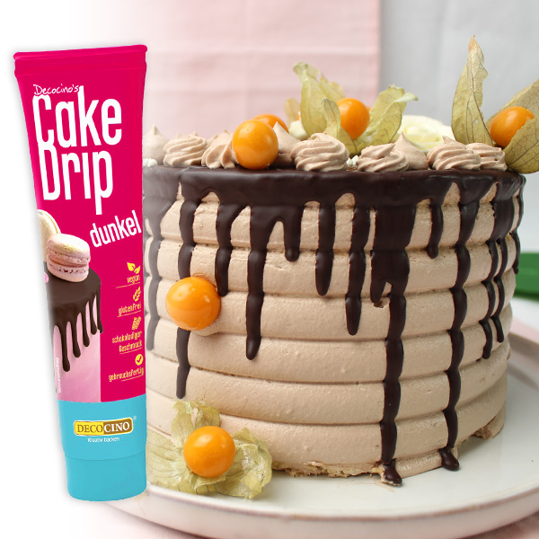 Cake Drip Kuchenglasur in dunkel, 90g Cake Drip Kuchenglasur in dunkel, 90g von Dekoback