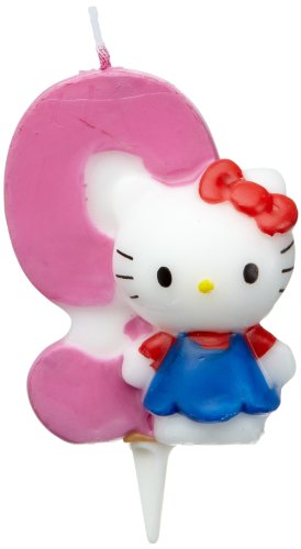 Dekoback Kuchenkerze Zahl 9 Hello Kitty von Dekoback