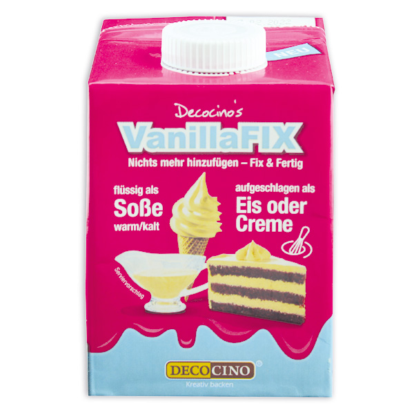 VanillaFIX - Dessersoße zum Aufschlagen von Dekoback
