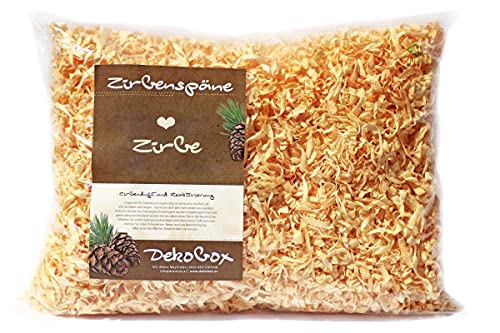 Dekobox Zillertaler handgedrechselte Zirbenspäne Nachfüllpack - ca. 40x30 cm - ca. 400g Dekobox Zillertaler handgedrechselte Zirbenspäne Nachfüllpack - ca. 40x30 cm - ca. 400g von Dekobox