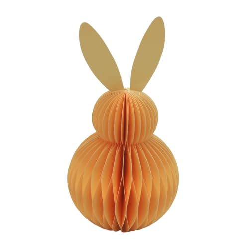 Großer Deko Honeycomb, Papier Honeycomb, Papier - Osterdeko, Wabenhase aus Seidenpapier, Osterhase aus Papier/Pappe in gelb, magnetisch, Lieferumfang 1 Stück, L/B/H 11 x 11 x 20 cm. Großer Deko Honeycomb, Papier Honeycomb, Papier - Osterdeko, Wabenhase aus Seidenpapier, Osterhase aus Papier/Pappe in gelb, magnetisch, Lieferumfang 1 Stück, L/B/H 11 x 11 x 20 cm. von Dekohelden24