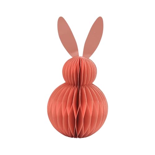 Großer Deko Honeycomb, Papier Honeycomb, Papier - Osterdeko, Wabenhase aus Seidenpapier, Osterhase aus Papier/Pappe in rosa, magnetisch, Lieferumfang 1 Stück, L/B/H 11 x 11 x 20 cm. Großer Deko Honeycomb, Papier Honeycomb, Papier - Osterdeko, Wabenhase aus Seidenpapier, Osterhase aus Papier/Pappe in rosa, magnetisch, Lieferumfang 1 Stück, L/B/H 11 x 11 x 20 cm. von Dekohelden24