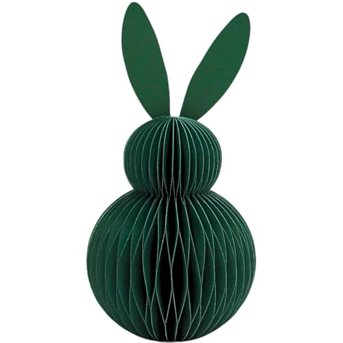 Dekohelden24 Osterhase Dunkelgrün, Deko-Hänger, Osterdeko, Wabenhase aus Seidenpapier, Magnetisch, 16 x 16 x 30 cm Dekohelden24 Osterhase Dunkelgrün, Deko-Hänger, Osterdeko, Wabenhase aus Seidenpapier, Magnetisch, 16 x 16 x 30 cm von Dekohelden24