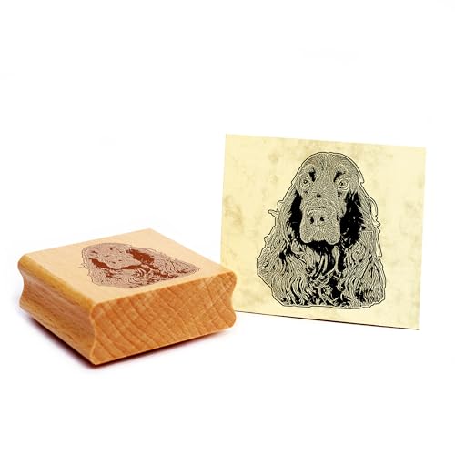 Dekolando Motivstempel Field Spaniel Stempel Hund Holzstempel 41 x 48 mm Dekolando Motivstempel Field Spaniel Stempel Hund Holzstempel 41 x 48 mm von Dekolando