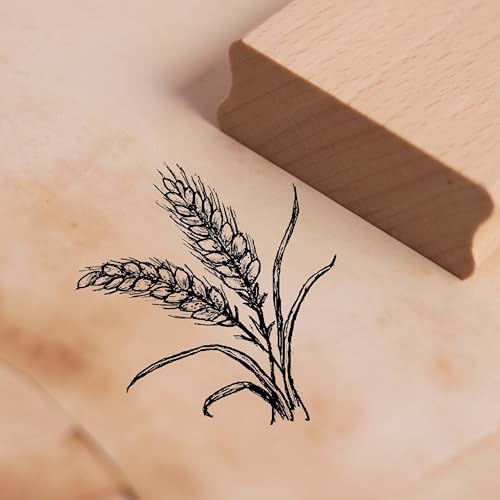 Dekolando Motivstempel Weizen Ähre - Stempel Getreide Holzstempel Scrapbooking - Abdruck 48 x 48 mm Dekolando Motivstempel Weizen Ähre - Stempel Getreide Holzstempel Scrapbooking - Abdruck 48 x 48 mm von Dekolando