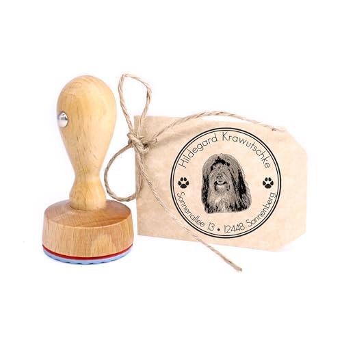 Dekolando Stempel personalisiert Tibet Terrier Hund Hunde rund 40mm Adressstempel Holzstempel Namensstempel Adresse Familienstempel Buchstempel Dekolando Stempel personalisiert Tibet Terrier Hund Hunde rund 40mm Adressstempel Holzstempel Namensstempel Adresse Familienstempel Buchstempel von Dekolando