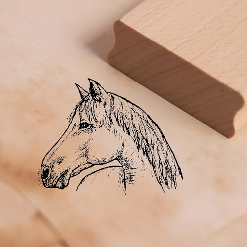 Motivstempel Pferd Kopf - Stempel Holzstempel Scrapbooking 48 x 38 mm Motivstempel Pferd Kopf - Stempel Holzstempel Scrapbooking 48 x 38 mm von Dekolando