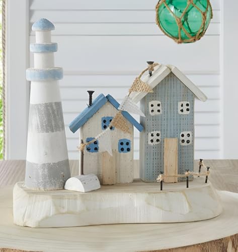 Dekoleidenschaft Dekoobjekt Küstenpromenade aus Holz, Häuser & Leuchtturm, Maritime Deko, Sommerdeko, Holzdeko Dekoleidenschaft Dekoobjekt Küstenpromenade aus Holz, Häuser & Leuchtturm, Maritime Deko, Sommerdeko, Holzdeko von Dekoleidenschaft