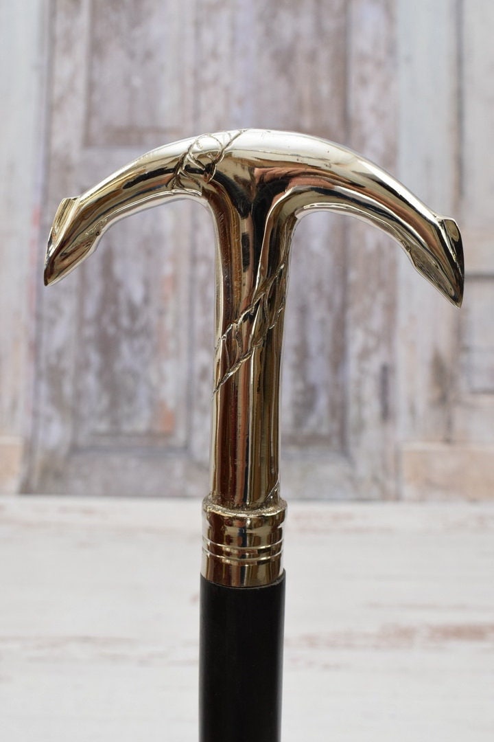 Aluminium Gehstock - Anker Cane Geschenk Für Großvater Vater Sailor Art Deco Stil von DekorStyle