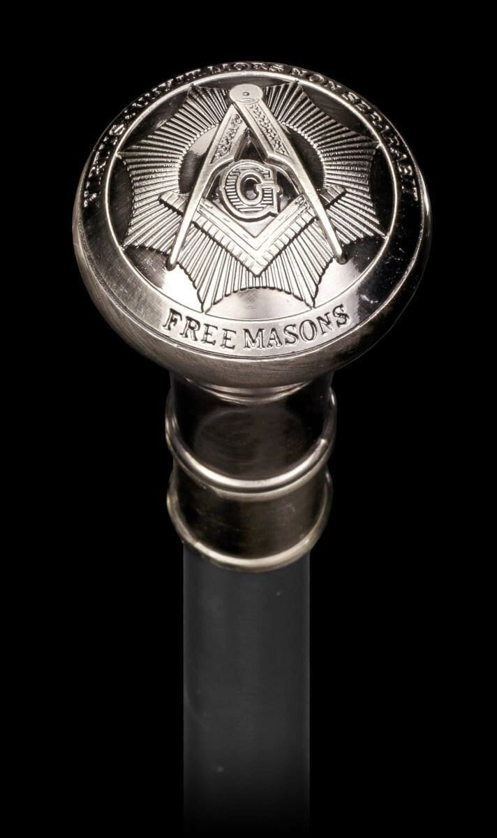Freemasons Classic Freemasonry - Gehstock Illuminati Erstaunliche Aluminium Cane Massiv Und Schönheit Masonic Gute Geschenkidee von DekorStyle