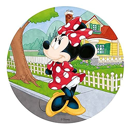 Dekora - 114371 Disney Minnie Mouse Tortenaufleger aus Esspapier|aus Reispapier| - 20cm von dekora