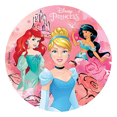 Dekora - 236037 Disney Prinzessinnen Tortenaufleger aus zuckerfreiem Esspapier - 20 cm Dekora - 236037 Disney Prinzessinnen Tortenaufleger aus zuckerfreiem Esspapier - 20 cm von Dekora