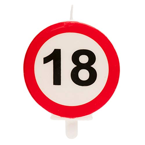 Dekora - Geburtstag Deko Kerze Verbot - Nummer 18 Dekora - Geburtstag Deko Kerze Verbot - Nummer 18 von dekora