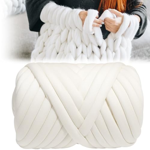 Delamiya Sperrige Armstricken Wolle, Grobe Gestrickte Kuscheldecke 500g 27M Länge Roving Garn Handstricken Häkeln Isländische Wolle Grobstrick Weiches Haustier Bett Sofa Kissen Schals Mützen Decken Delamiya Sperrige Armstricken Wolle, Grobe Gestrickte Kuscheldecke 500g 27M Länge Roving Garn Handstricken Häkeln Isländische Wolle Grobstrick Weiches Haustier Bett Sofa Kissen Schals Mützen Decken von Delamiya