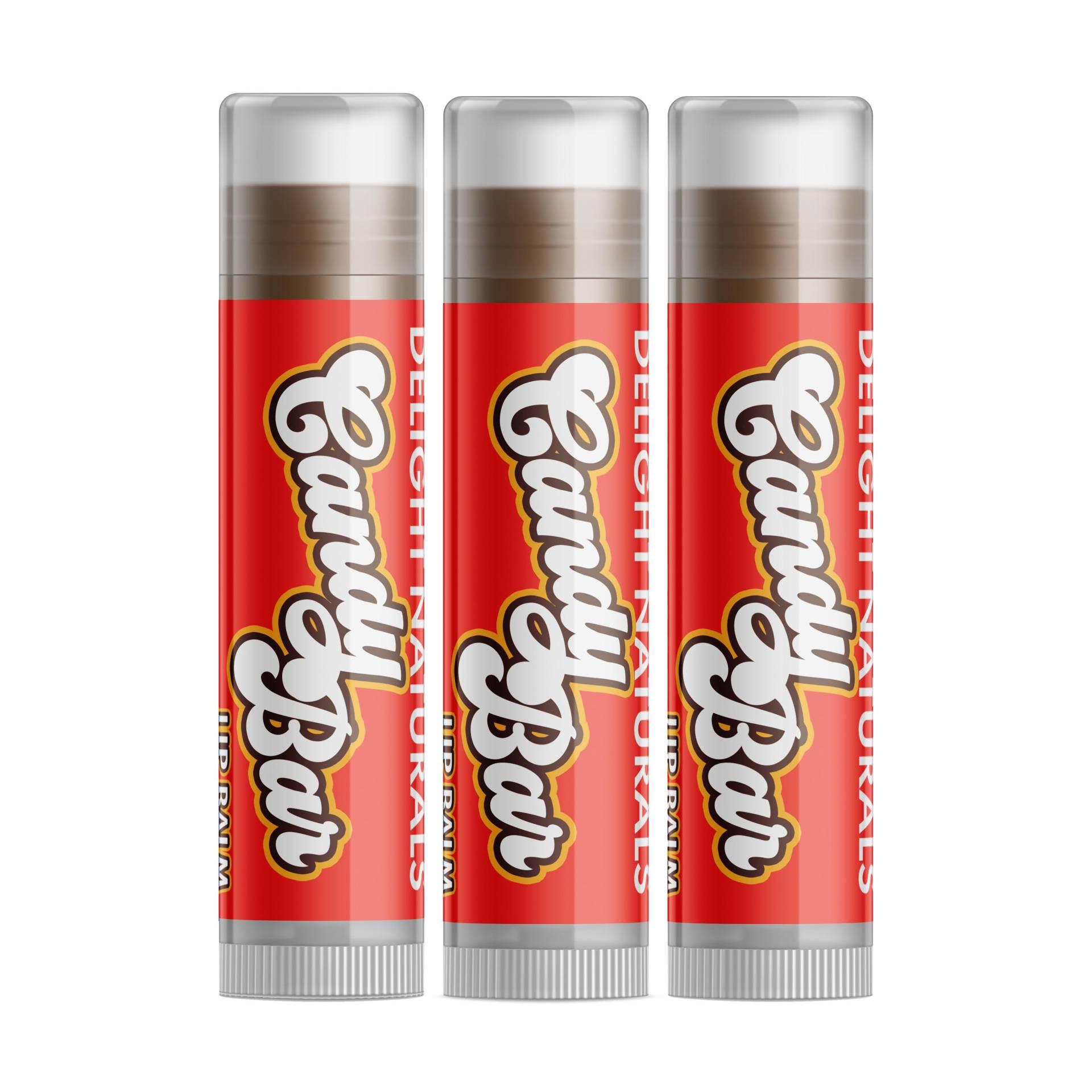 Delight Naturals Candy Bar Lippenbalsam - Dreierpack Delight Naturals Candy Bar Lippenbalsam - Dreierpack von DelightNaturals
