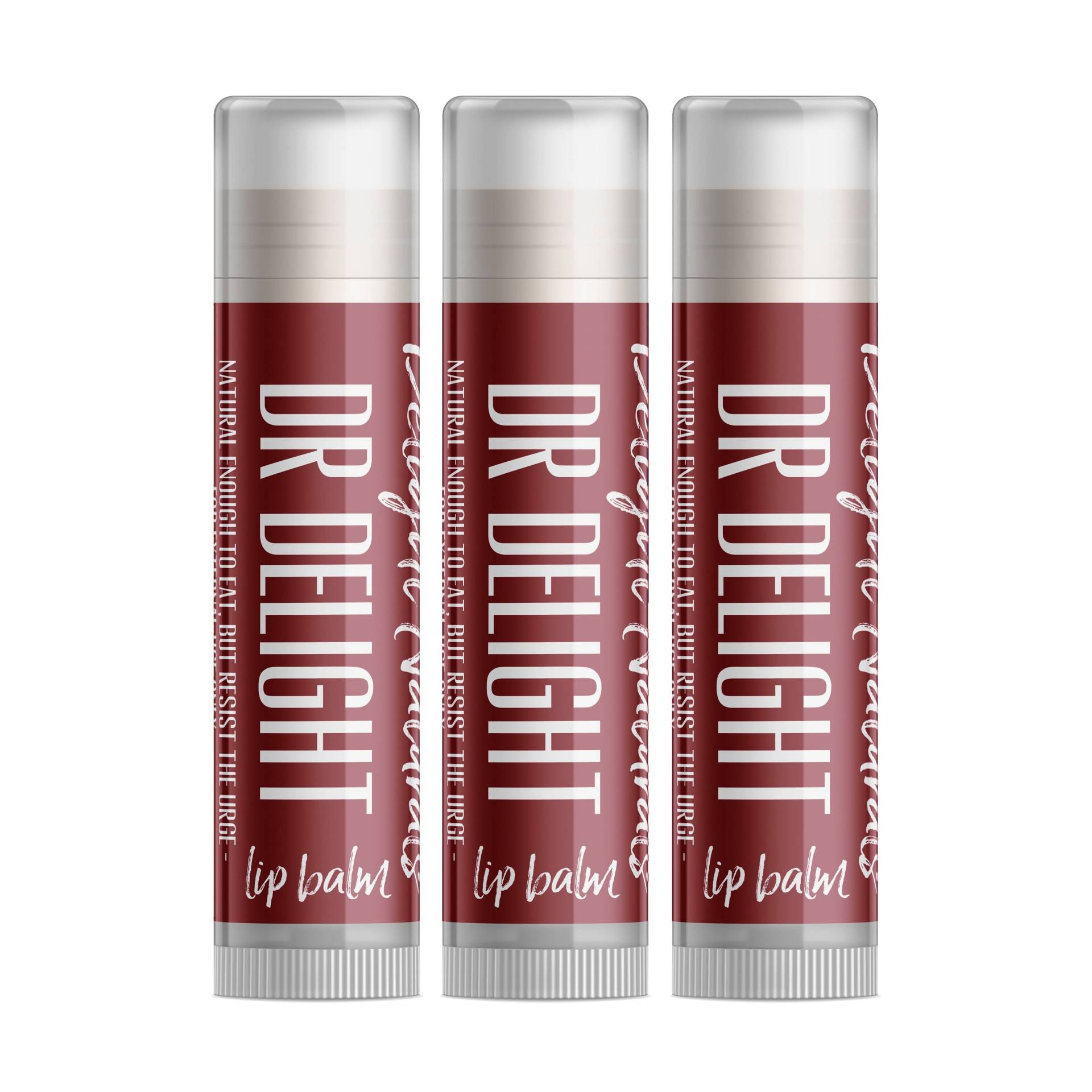 Delight Naturals Dr Lippenbalsam - Dreierpack von DelightNaturals