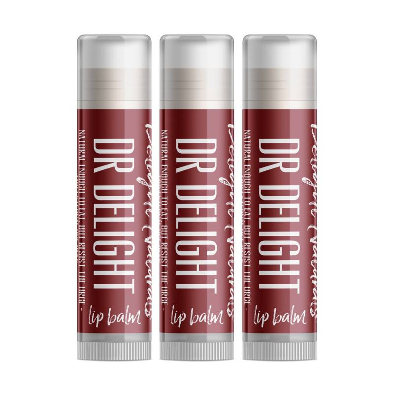 Delight Naturals Dr. Lippenbalsam - Dreierpack von DelightNaturals