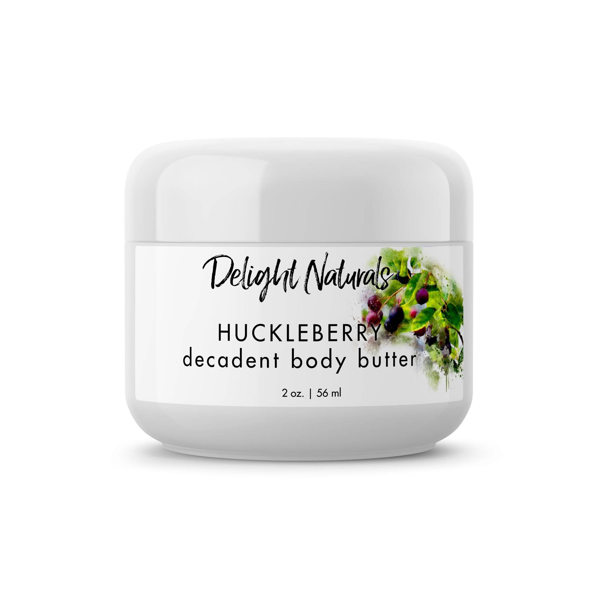 Delight Naturals Huckleberry Decadent Körperbutter - 2 Flüssige Unzen von DelightNaturals