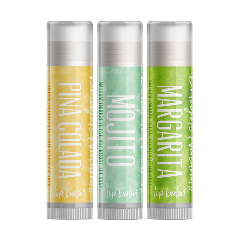 Delight Naturals Tropical Cocktails Lippenbalsam Set von DelightNaturals