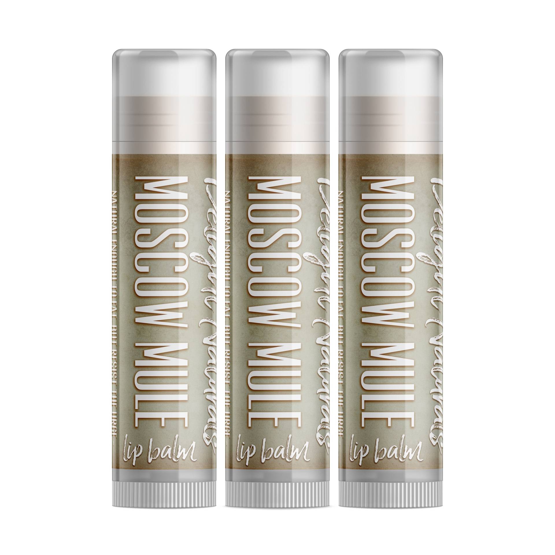 Delight Naturals Moskau Mule Lippenbalsam - Dreierpack Delight Naturals Moskau Mule Lippenbalsam - Dreierpack von DelightNaturals
