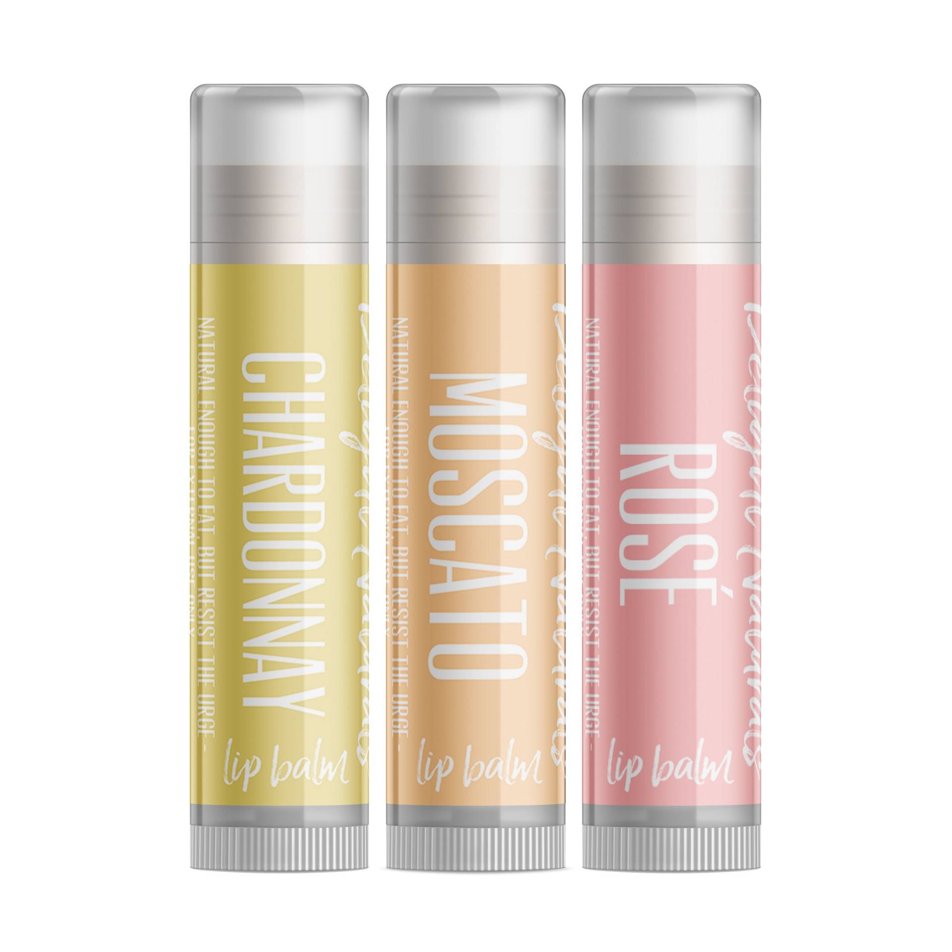 Delight Naturals Weißwein-Lippenbalsam-Set von DelightNaturals