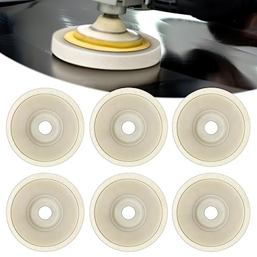 Delisouls 6Pcs Wolle Polieraufsatz Winkelschleifer, 100mm Polierscheibe, für Bohrmaschine, Filzpolierpads, Winkelschleifer Rotary Tool, Schleifschleifen Tool Delisouls 6Pcs Wolle Polieraufsatz Winkelschleifer, 100mm Polierscheibe, für Bohrmaschine, Filzpolierpads, Winkelschleifer Rotary Tool, Schleifschleifen Tool von Delisouls