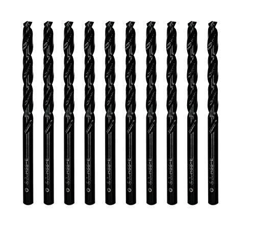 DelitonGude 5,2mm HSS M35 Cobalt Twist Bohrer, Hochgeschwindigkeitsstahl, Satz 10, passend für Stähle, Gusseisen und andere Metalle (5,2mm) von DelitonGude