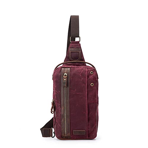 Della Q 99631 Mini Messenger Bag, Leder, Red, Einheitsgröße Della Q 99631 Mini Messenger Bag, Leder, Red, Einheitsgröße von Della Q