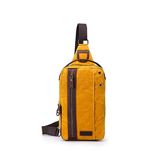 Della Q 99633 Mini Messenger Bag, Leder, Mustard, Einheitsgröße Della Q 99633 Mini Messenger Bag, Leder, Mustard, Einheitsgröße von Della Q