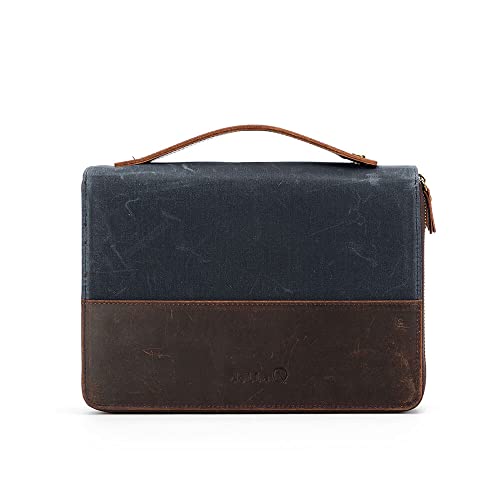 Della Q 99639 Canvas Portfolio, Blue, Einheitsgröße Della Q 99639 Canvas Portfolio, Blue, Einheitsgröße von Della Q