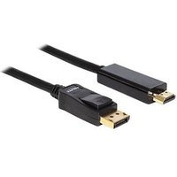 DeLOCK DisplayPort/HDMI Kabel 2,0 m schwarz, 1 St. DeLOCK DisplayPort/HDMI Kabel 2,0 m schwarz, 1 St. von Delock