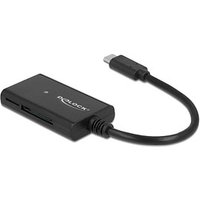 DeLOCK Multi-microSD, miniSD, SD, MultiMediaCard-Kartenleser schwarz von Delock