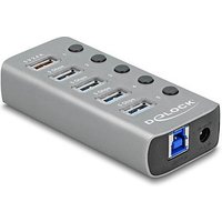 DeLOCK USB-Hub 5-fach grau von Delock