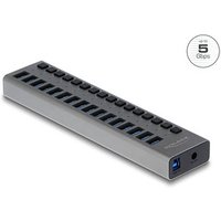 DeLOCK USB-Hub 16-fach grau von Delock