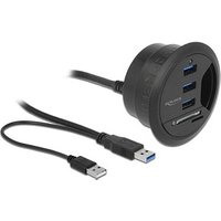 DeLOCK USB-Hub 3-fach schwarz von Delock