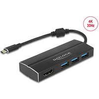 DeLOCK USB-Hub 3-fach schwarz von Delock